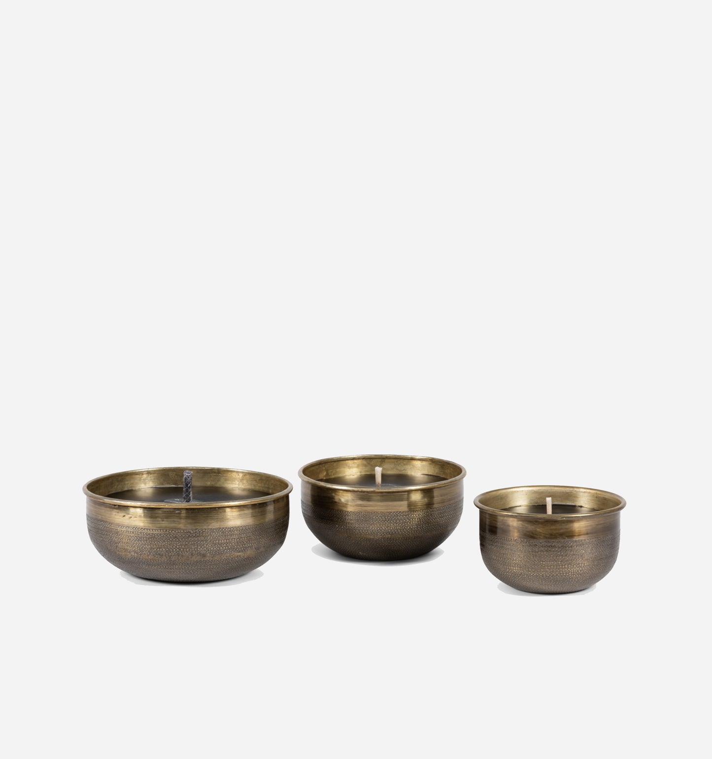 Citronella Candles in Gold Antique