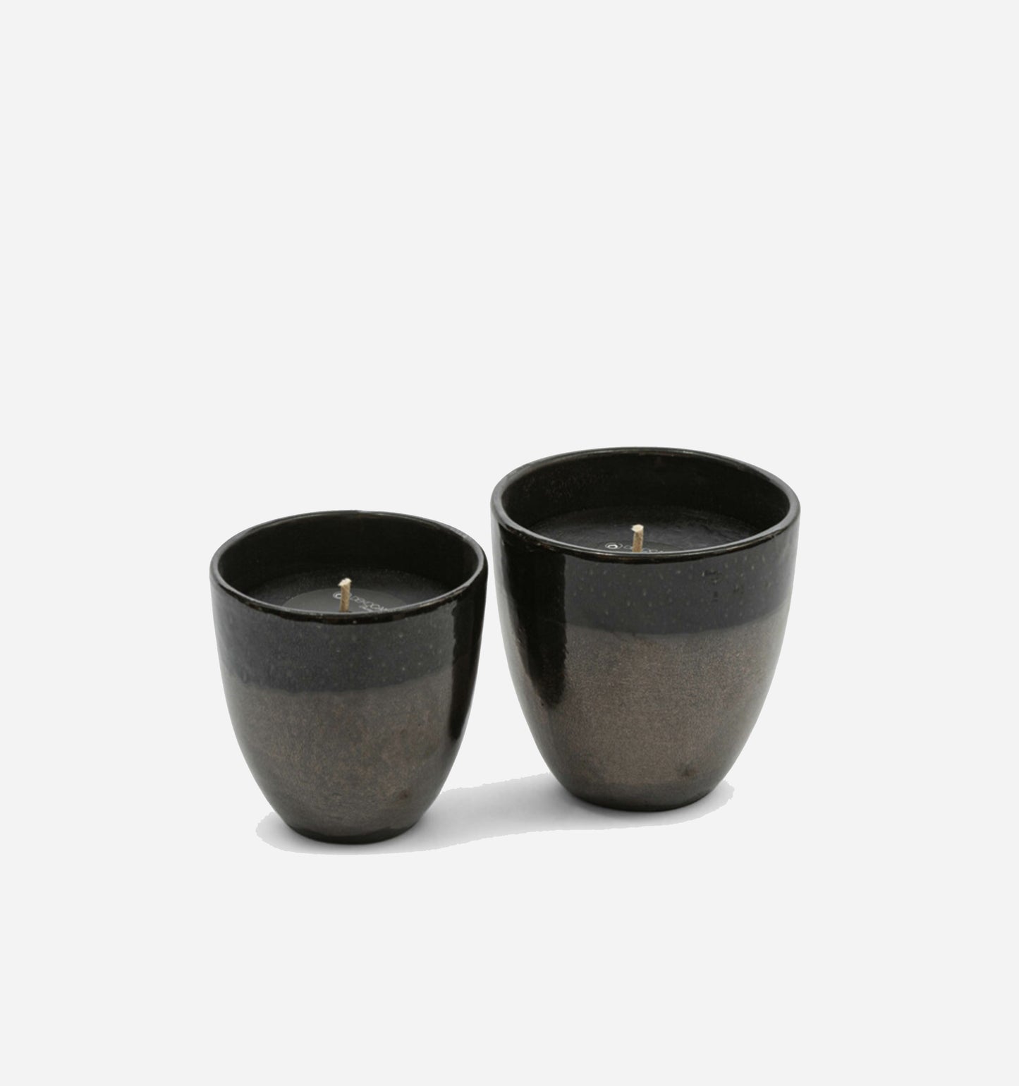 Bicolor Citronella Candles in Gold Metallic