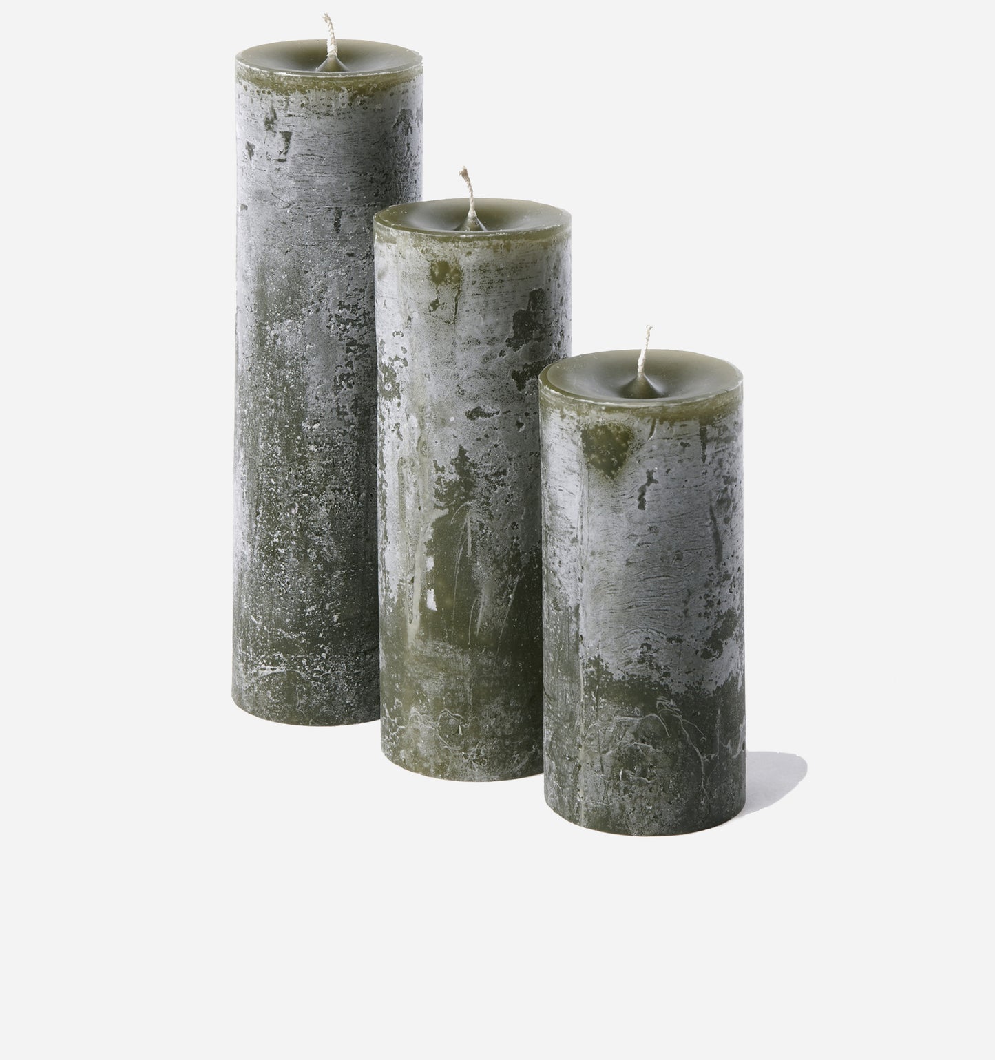 Super Candle in Dark Green