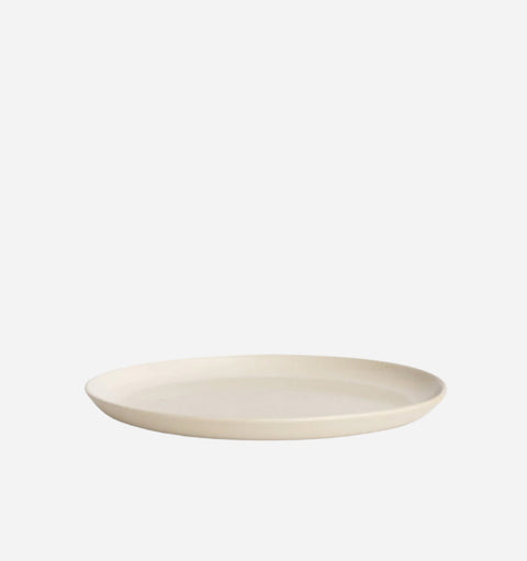 Tunisian Dinner Plate in Matte White