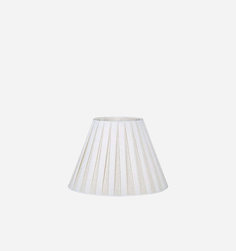 Box Pleat Linen Lamp Shade