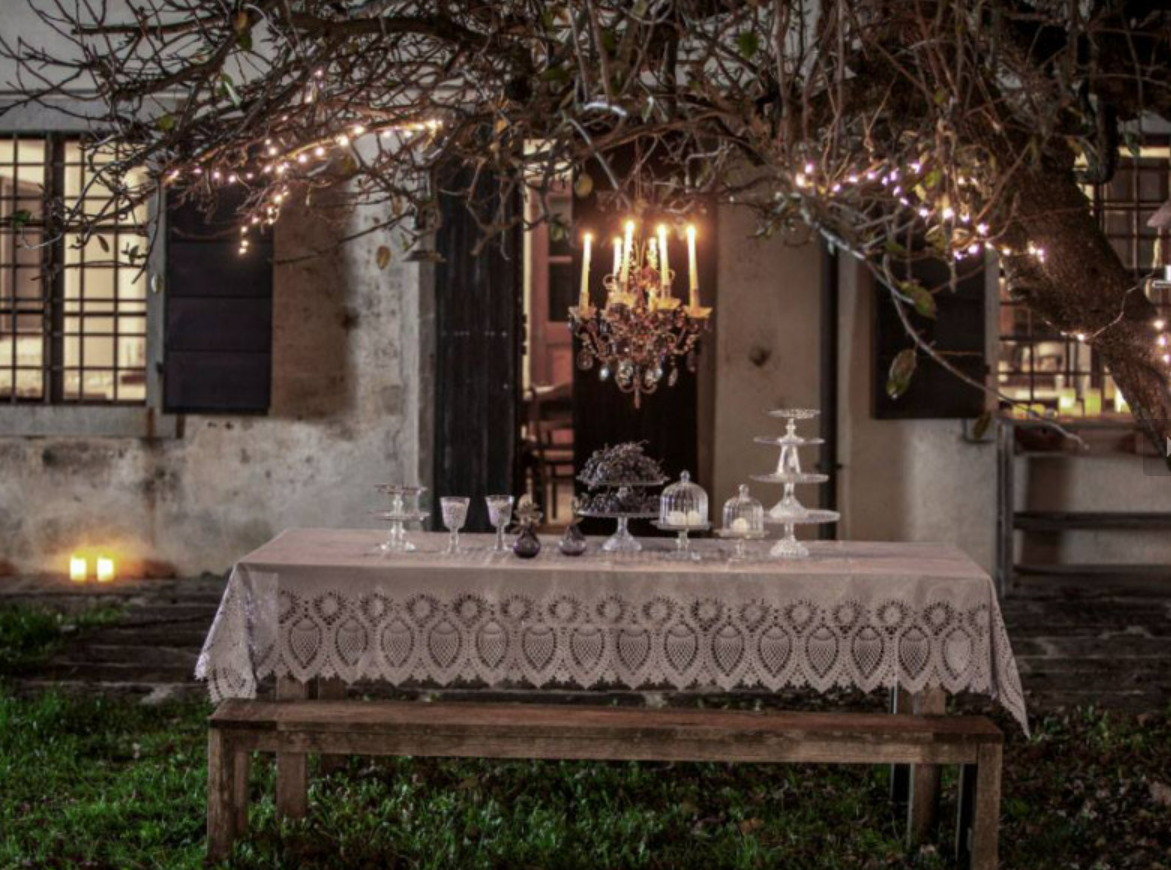 Vinyl Lace Tablecloth