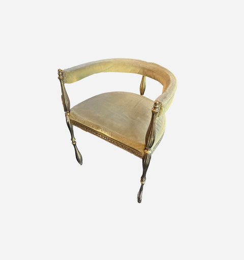 French Brass Chair