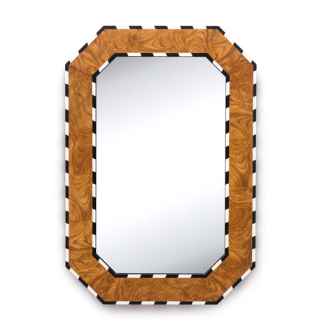 Contemporary Octagon Accent Mirror for Entryway