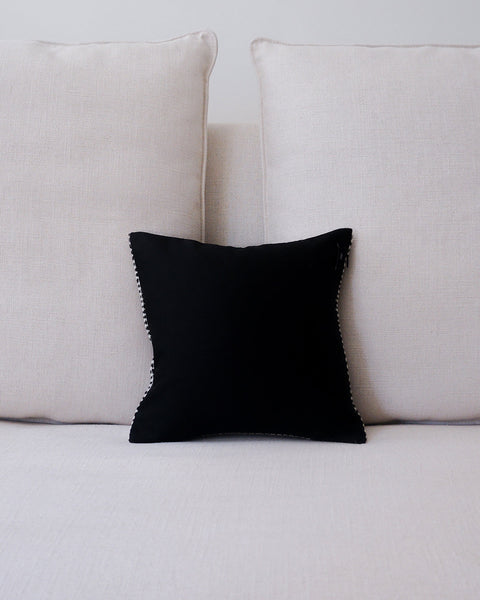 Classic Bohemian Square Symbol Accent Throw Pillow