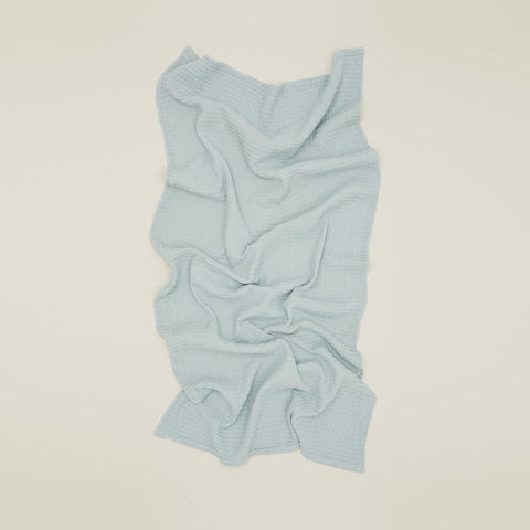 SIMPLE WAFFLE TOWELS - SKY