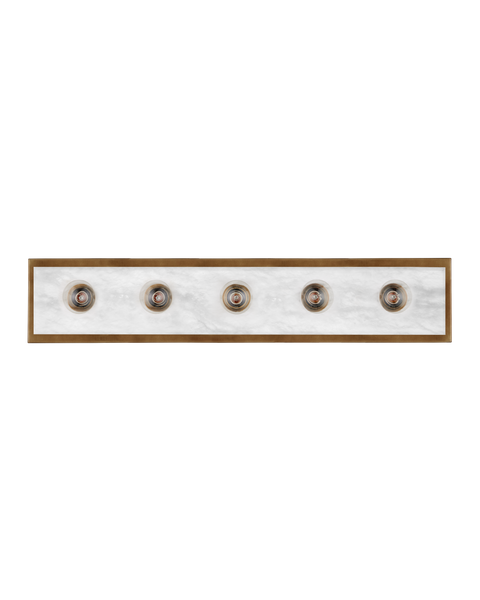 Berdine Modern Vanity Light in Brass Accent Wall Light