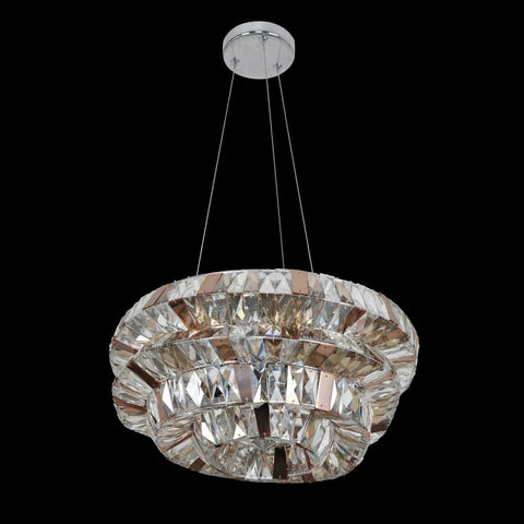 Gehry Designer Collaboration Tiered Chandelier with Crystals