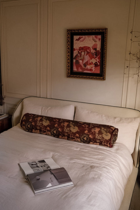 Powered by People Artful Traditionalist Vintage Bolster Cylinder Throw Pillow - 8 x 24 - 9 x 36 - 9 x 48