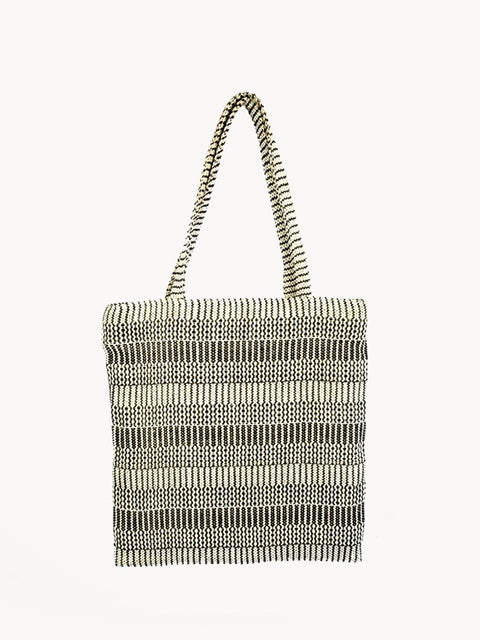 Casual Stripe Handmade Tote