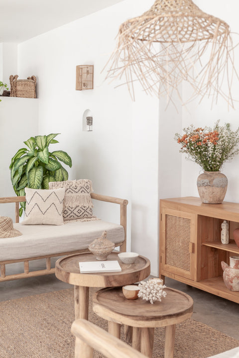 Artful Traditionalist Bohemian Handwoven Fringe Accent Pillow