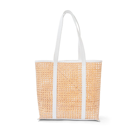 Handmade Geometric Open Top Tote