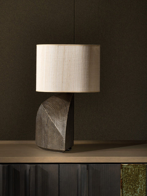 Fuji Modern Drum Table Lamp from Accent Collection