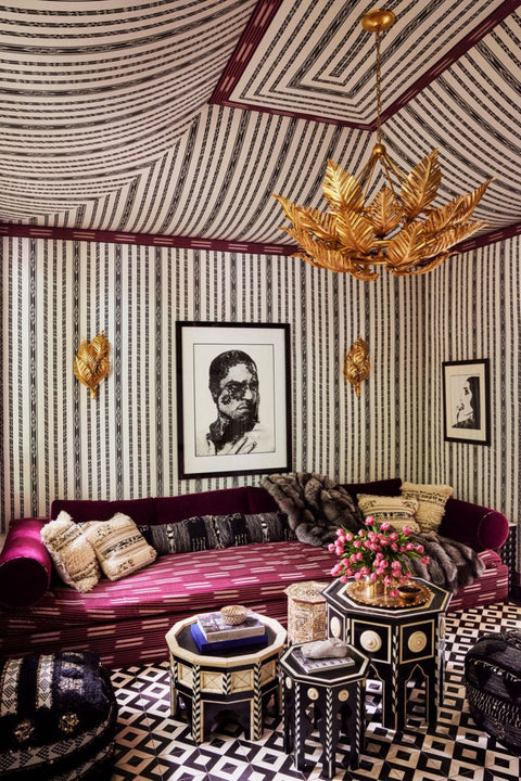 Accent Tropical Chandelier with Cut-Out Design Ceiling Light