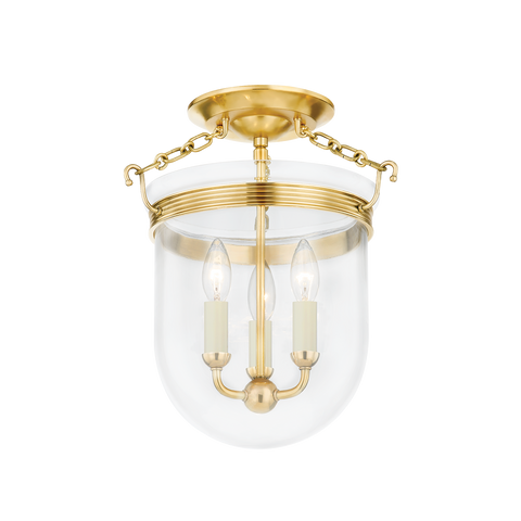 Rousham Traditional Semi Flush Mount Ceiling Light