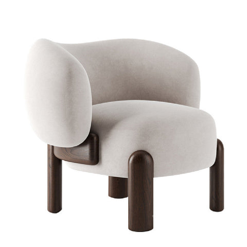 Timeless Minimalist Balloon Barrel Accent Chair