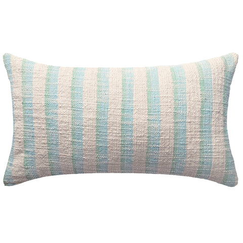 Powered by People Classic Contemporary Cotton Slub Fabric Accent Pillow - 12 x 20