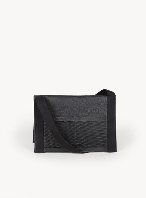 Designer Logo Crossbody with Flap and Shoulder Straps