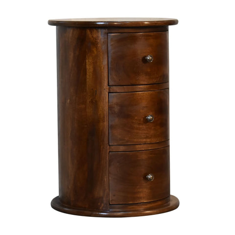 Contemporary Bachelor Drawer Chest with Knob Handle