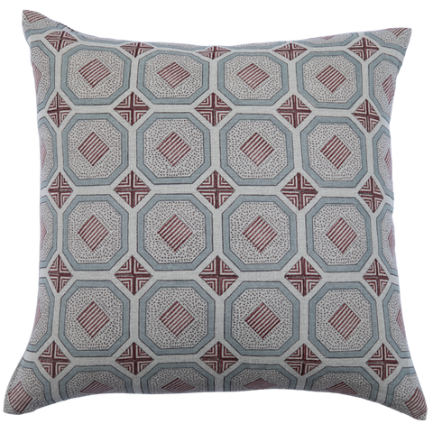 Filling Spaces Artful Traditionalist Handcrafted Graphic Accent Throw Pillow - 18 x 18 - 20 x 20 - 22 x 22 - 24 x 24 - 26X 26 - 14 x 20 - 14 x 40 - 18 x 40 - 16 x 50
