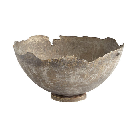 Decorating Essentials Asymmetrical Industrial Decorative Bowl