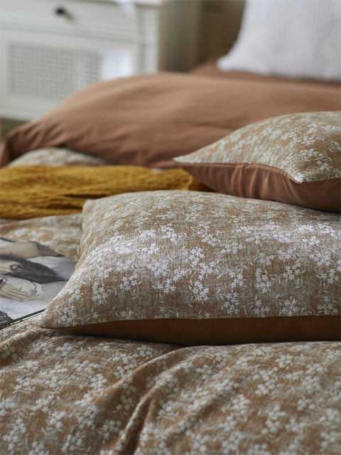 Traditional Floral Cotton Sheet Set