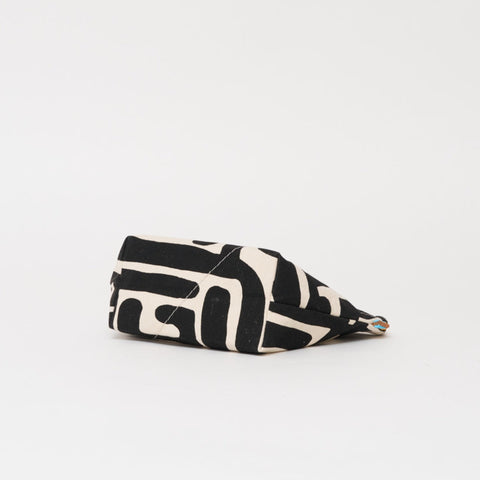 Abstract Heart Graphic Beaded Convertible Pouch