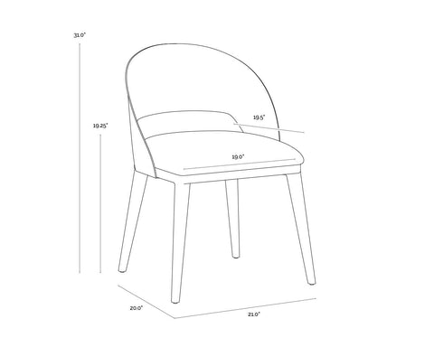 Timeless Minimalist Barrel Back Modern Dining Side Chair