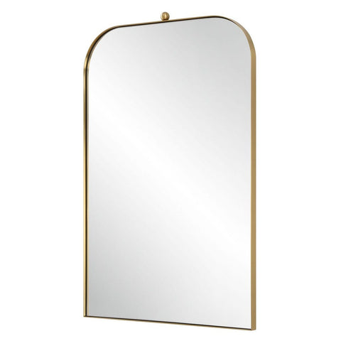 Contemporary Arch Floating Vanity Mirror for Bathroom