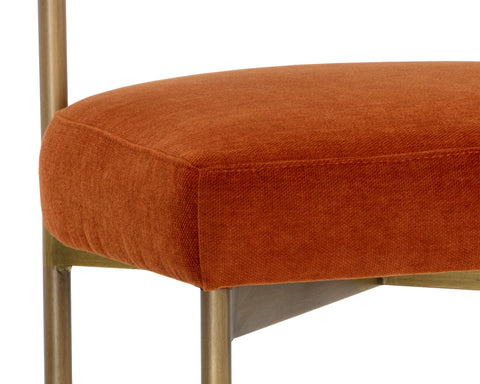 Timeless Minimalist Upholstered Modern Slat Counter Stool