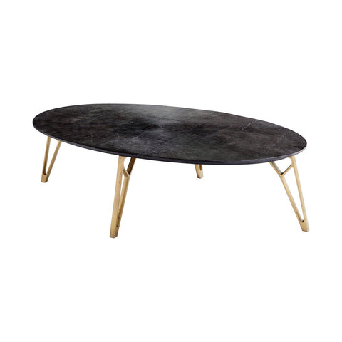 Cyan Design Modern Curved Oval Coffee Table