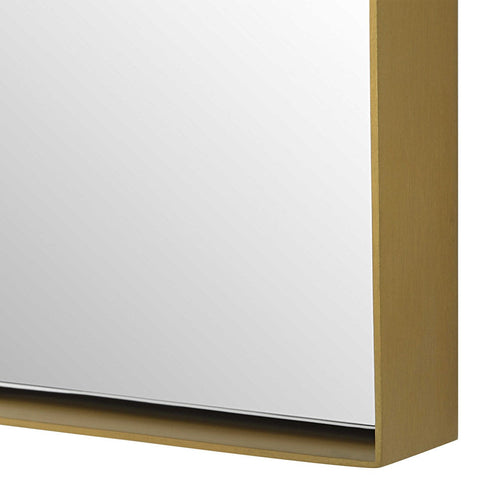 Contemporary Floating Arch Accent Wall Mirror for Entryway