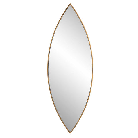Contemporary Floating Asymmetrical Mirror for Entryway Wall