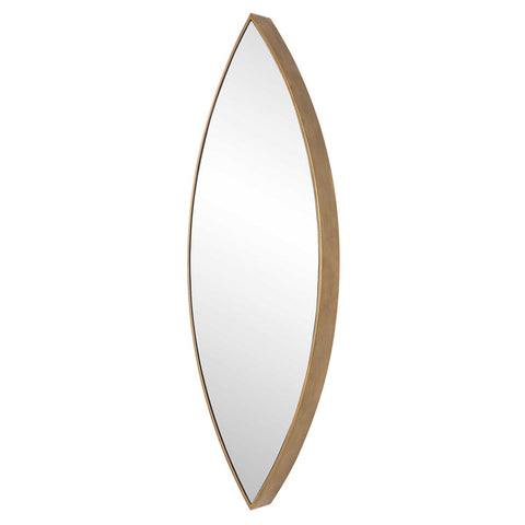 Contemporary Floating Asymmetrical Mirror for Entryway Wall