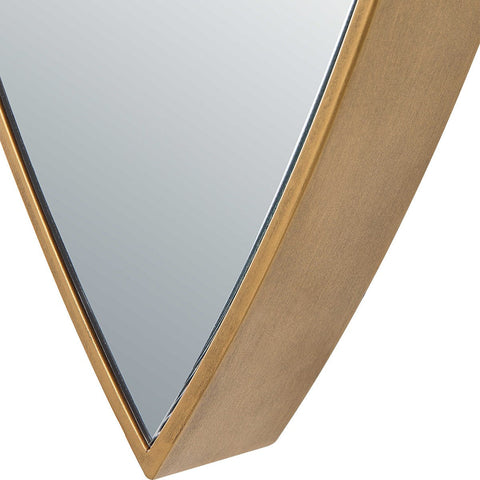 Contemporary Floating Asymmetrical Mirror for Entryway Wall