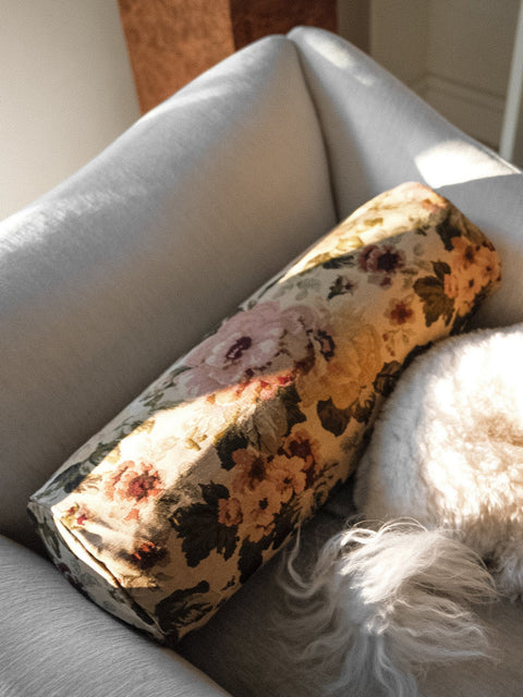 Powered by People Artful Traditionalist Vintage Bolster Cylinder Throw Pillow - 8 x 24 - 9 x 36 - 9 x 48