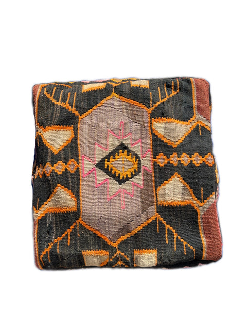 Artful Traditionalist Bohemian Handwoven Embroidery Pillow Cover