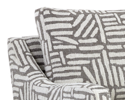 Parsons Timeless Minimalist Modern Upholstered Slipper Lounge Chair