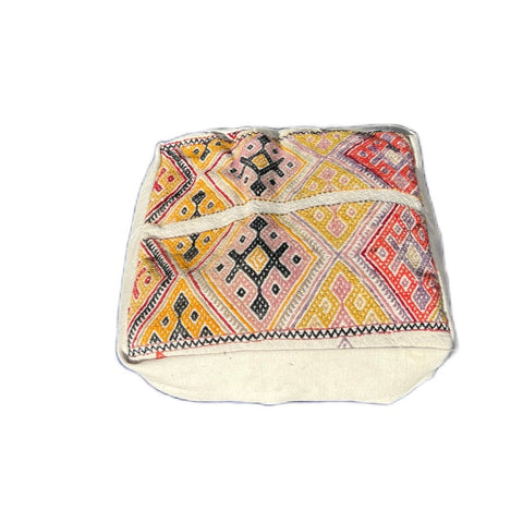 Global Eclecticist Bohemian Handwoven Embroidered Pillow Cover