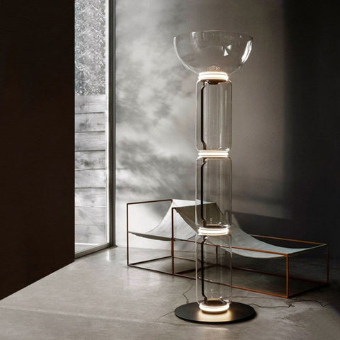 Ambient Node Modern Cylinder Column Floor Lamp