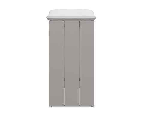 Modern Outdoor Living & Garden Bar Stool with Removable Cushions