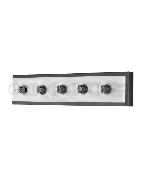 Berdine Modern Vanity Light in Brass Accent Wall Light