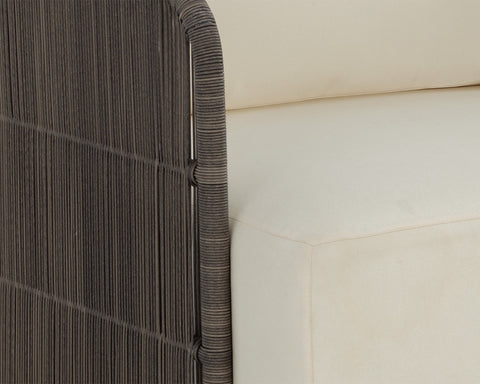 Outdoor Living and Garden Modern Parsons Teak Armchair