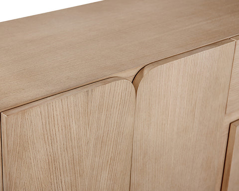 Arezza Soft Scandinavian Sideboard with Inset Handles Cabinet