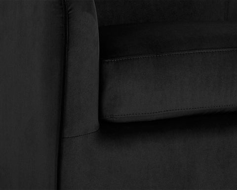 Timeless Minimalist Contemporary Barrel Lounge Chair