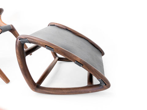 Timeless Minimalist Modern Armless Sling Chair