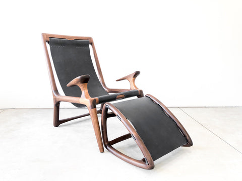 Timeless Minimalist Modern Armless Sling Chair