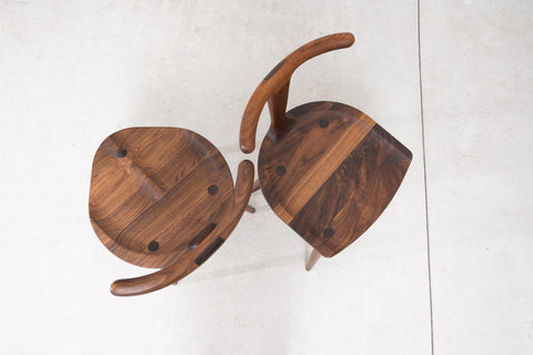 Oxbend Timeless Minimalist Armless Dining Side Chair