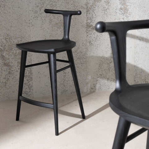Oxbend Timeless Minimalist Scandinavian Tapered Bar Stool