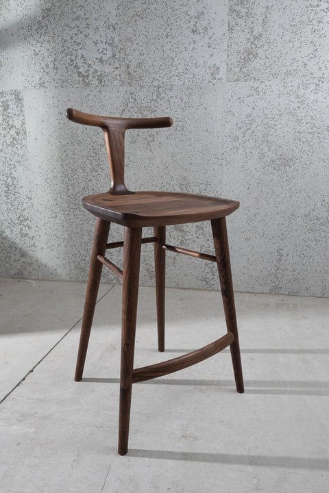 Oxbend Timeless Minimalist Scandinavian Tapered Bar Stool